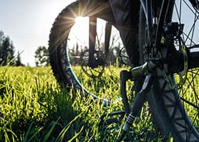写真：サイクリング